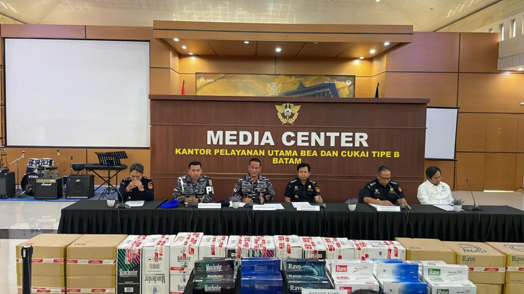 Bea Cukai Batam dan Lantamal IV Batam Kembali Gagalkan Ancaman Kerugian Negara dari Peredaran BKC Ilegal